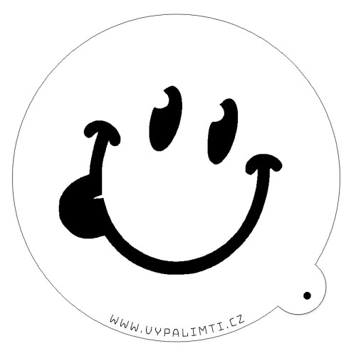Stencil template - Smiley