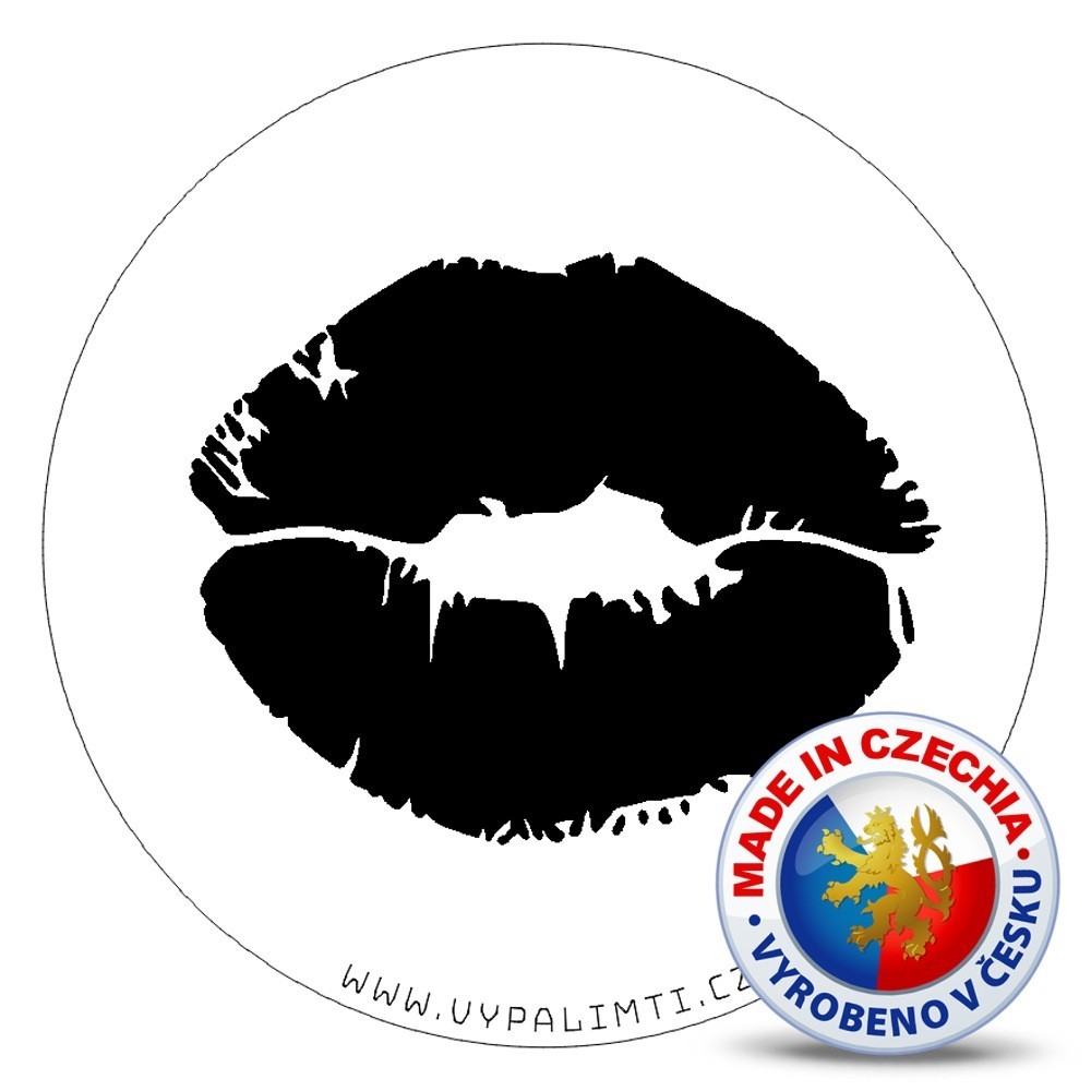 Stencil-Vorlage - Lippen