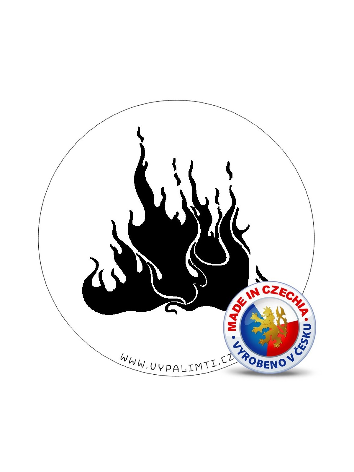 Stencil template - Flames/fire