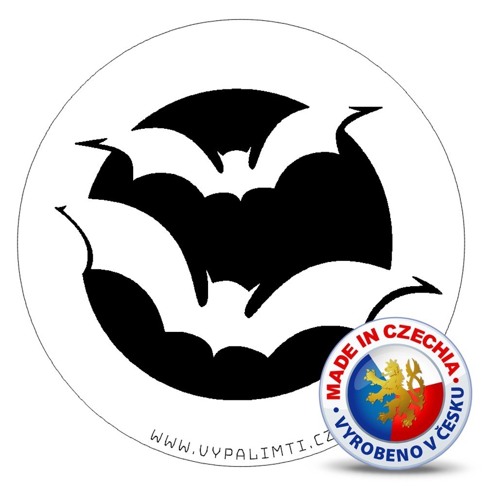 Stencil template - Bats