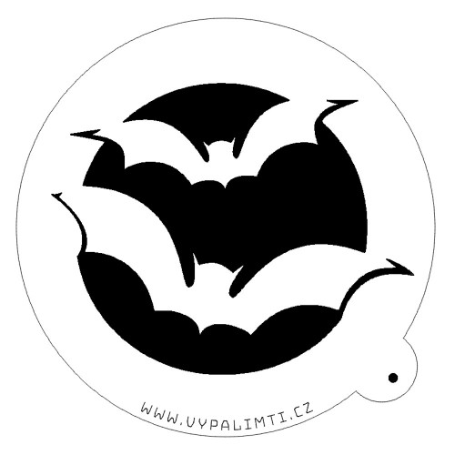 Stencil template - Bats