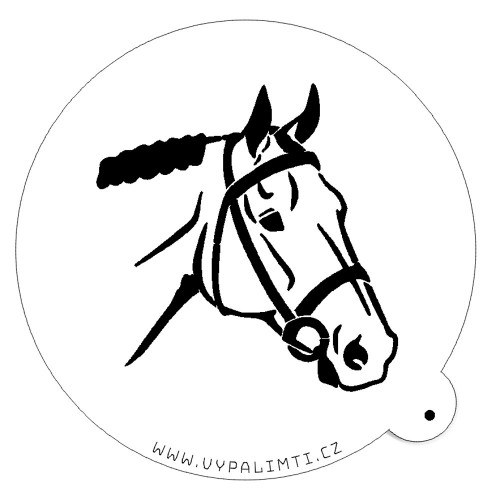 Stencil template - Horse
