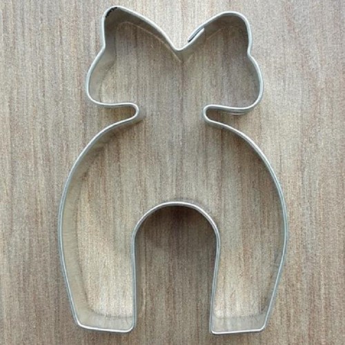 Cookie cutter - horseshoe with a bow