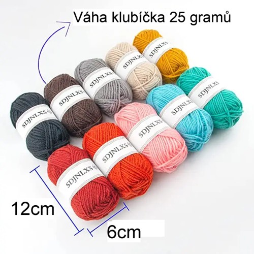 Starter set for creative crochet - 96 pcs