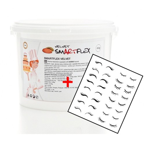 Smartflex velvet almond 4kg - covering material + gift