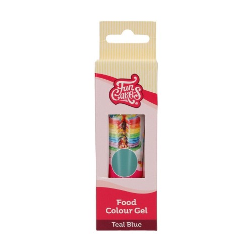 FunCakes edible funcolours gel - Teal blue  30g