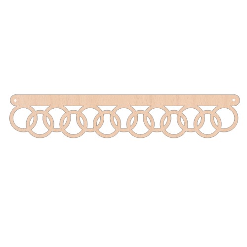 Wooden medal hanger - 04