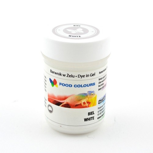 Food Colours - gel colour extra white - 35g