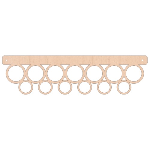 Wooden medal hanger - 18