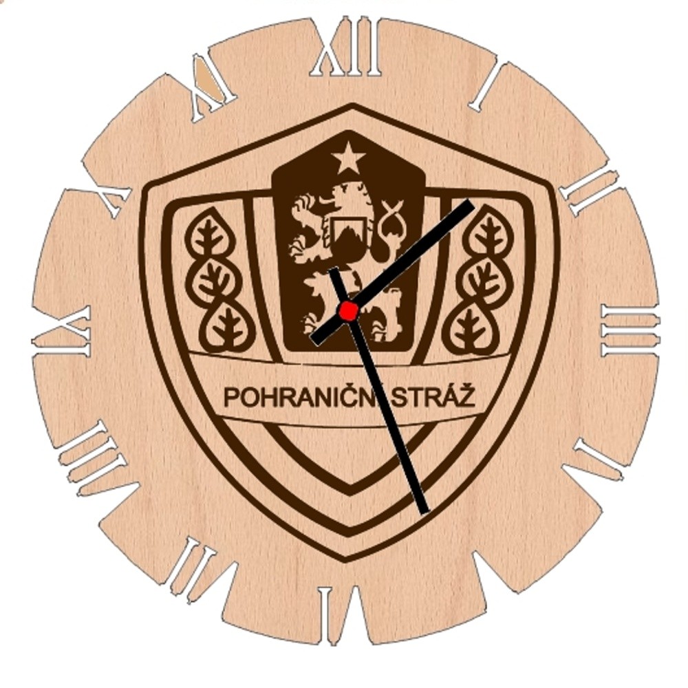 Wanduhr - Grenzkontrolleure