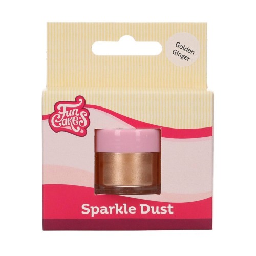 FunCakes Sparkle Dust -  Golden Ginger