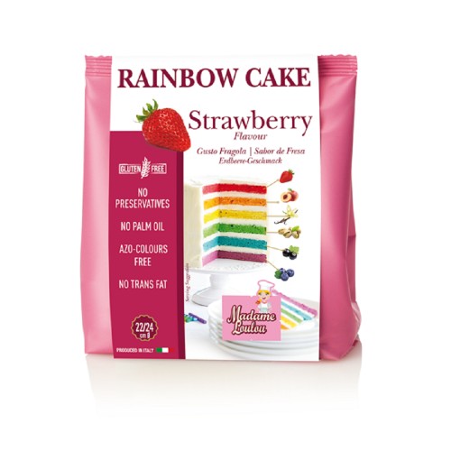 Madame Loulou - Rainbow Cake - Erdbeere  - 100g
