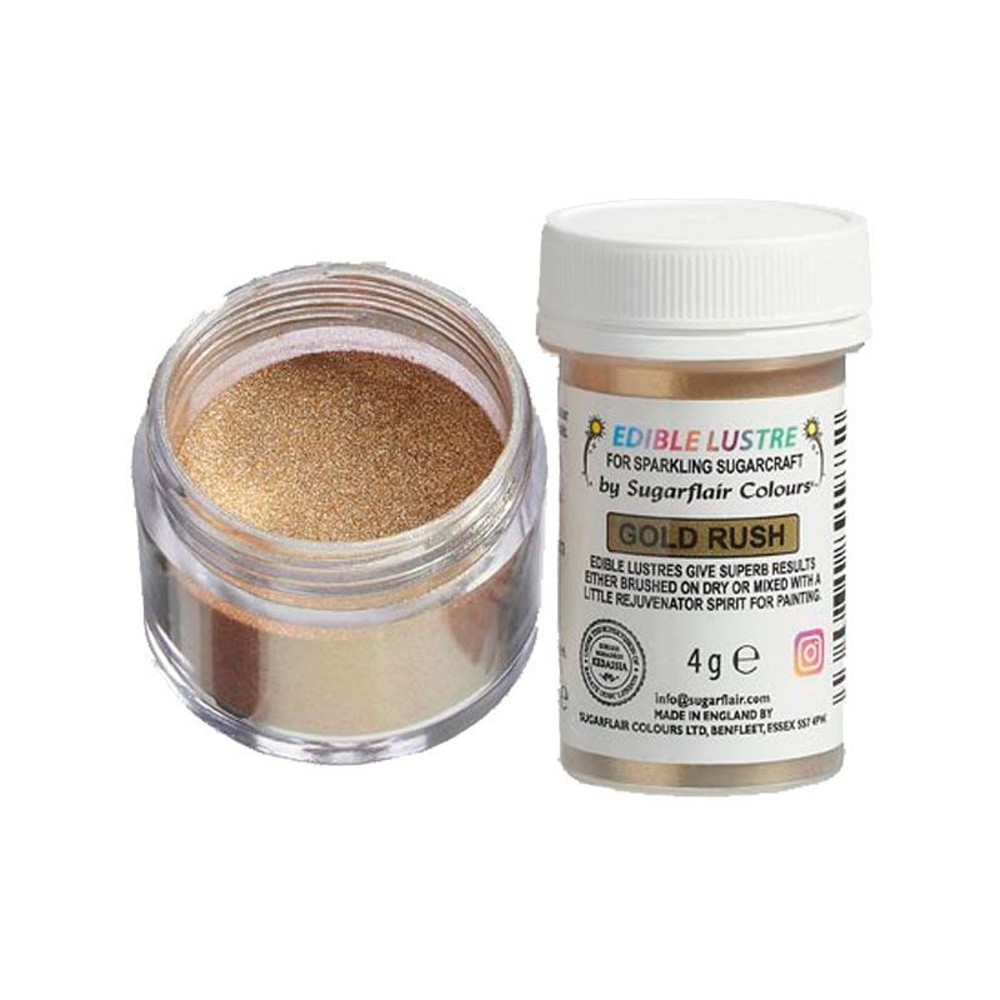 Sugarflair Edible Lustre Colour - Gold Rush 4g