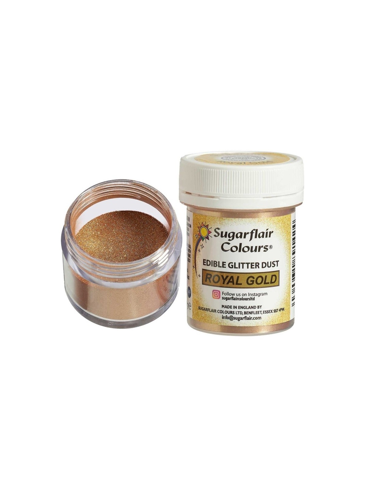 Sugarflair edible powder pearl color - gold - Royal Gold 10g