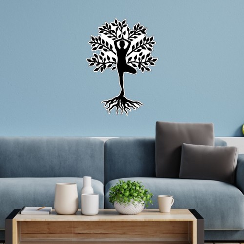 Wall mural - Yoga tree