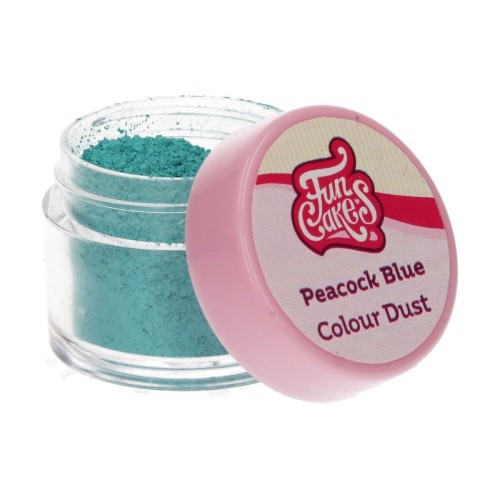 FunCakes Edible  Dust - Peacock Blue