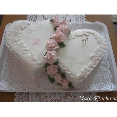 Cake mold - Double hearts
