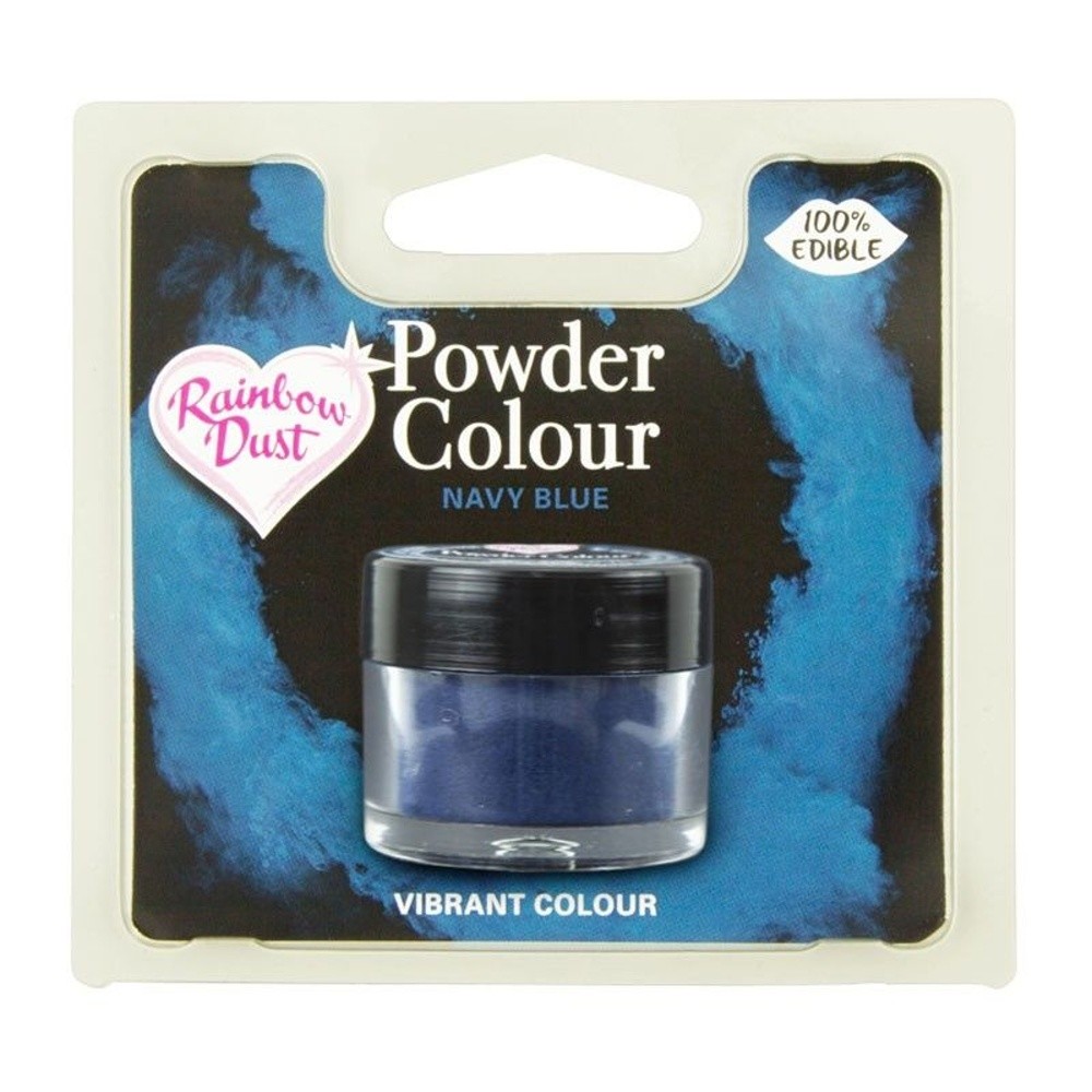 RD Prachová barva  Rainbow Dust - Navy blue - blue 1-5g