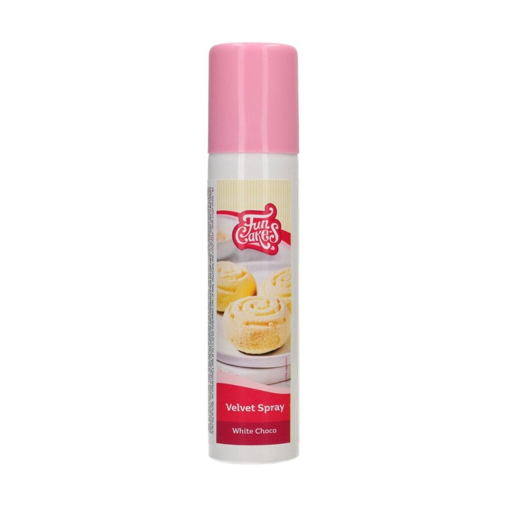 FunCakes Samteffekt Spray - weiße Schokolade 100 ml