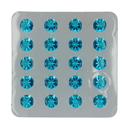 FunCakes - Blaue essbare Geleediamanten 10mm