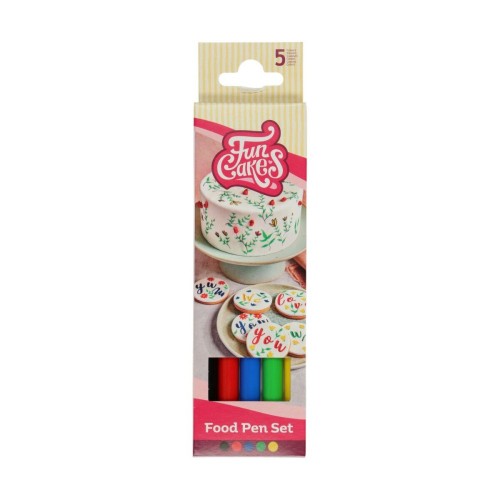 FunCakes food marker - Set - 5 pcs