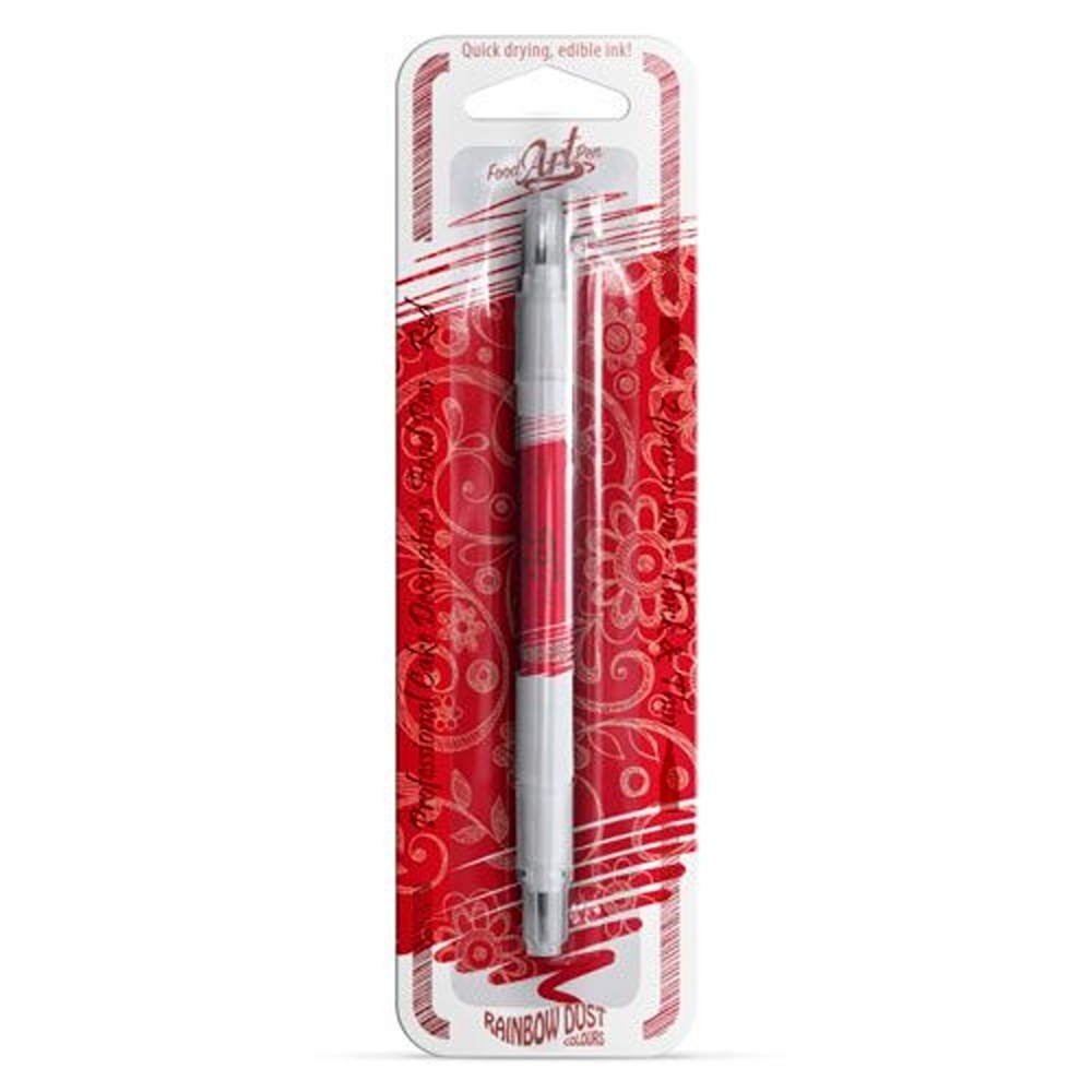 RD Double-sided edible marker - Red - red