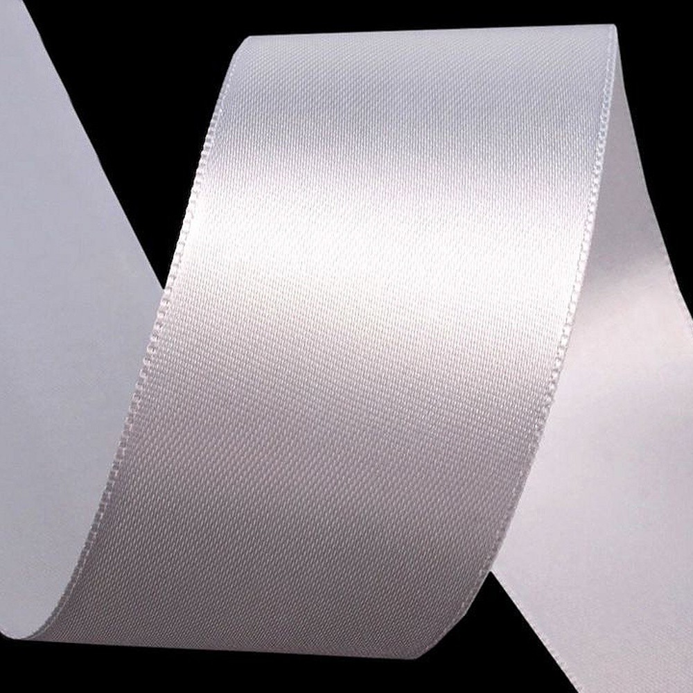 Atlas double-sided ribbon - white - 5m/40mm