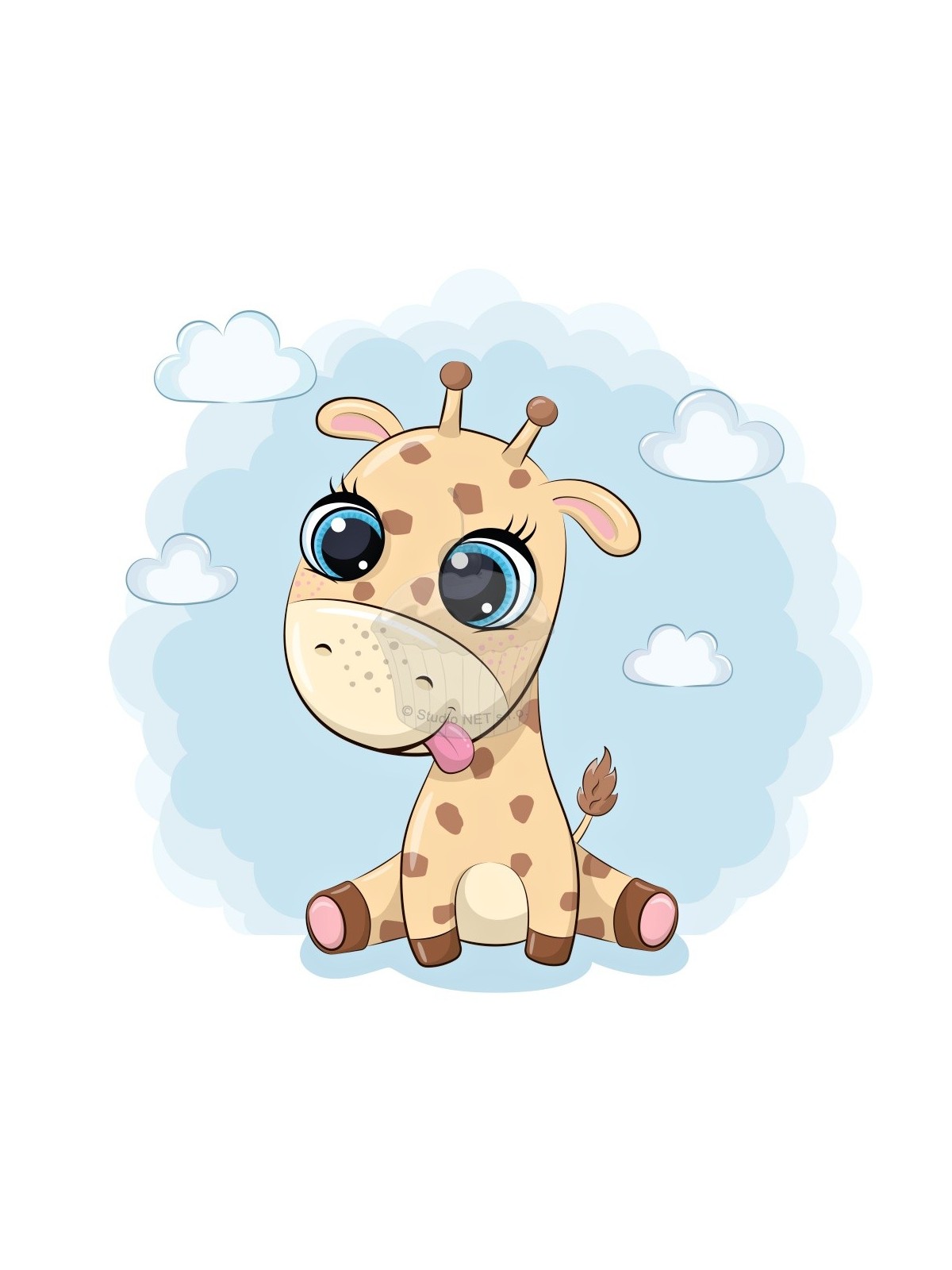 Edible paper "Giraffe baby" A4