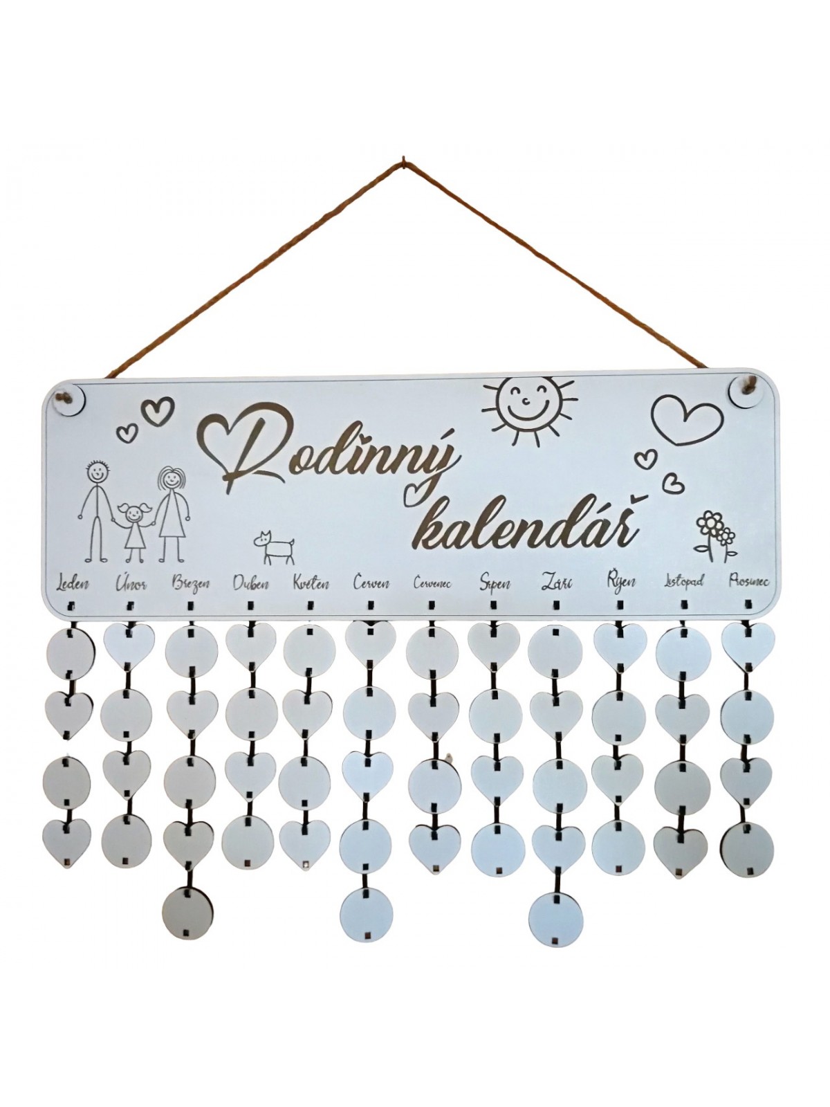 Family wall calendar