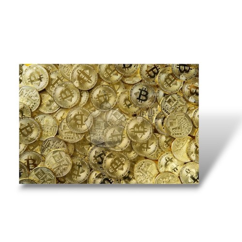 Edible paper "BitCoin - wallpaper" - A4