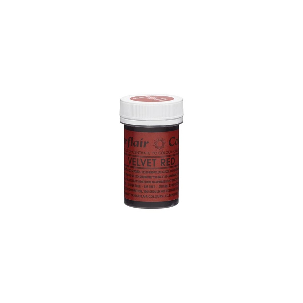 Sugarflair Paste Colour  Red Velvet  25g