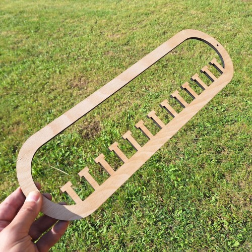 Wooden medal hanger - 17