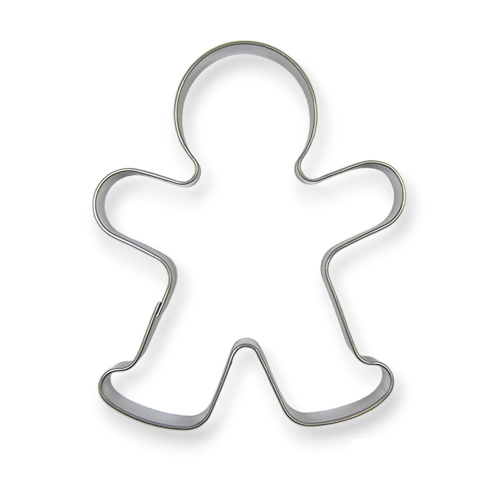 Stainless Steel Cookie Cutter - Gingerbread Man 9cm