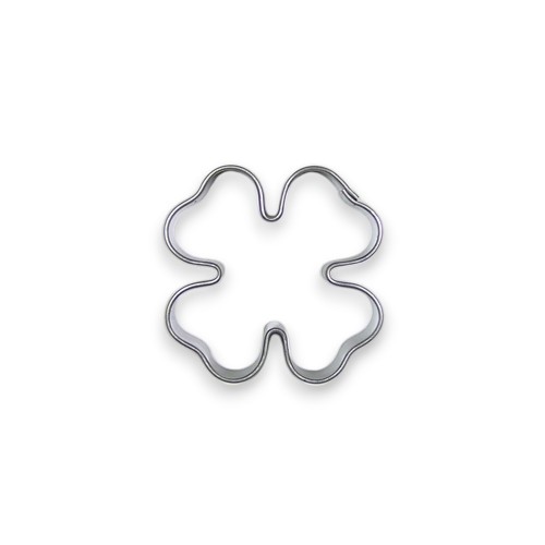 Stainless steel cookie cutter - Four-leaf clover