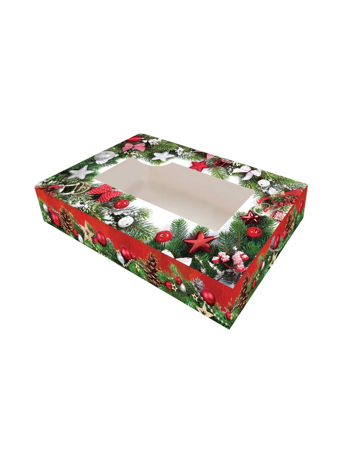 Boxes for Christmas cookies - Christmas needles - 36 x 22 x 5 cm