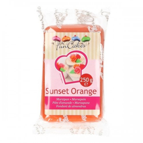 RABATT: FunCakes Marzipan Sunset Orange - 250g