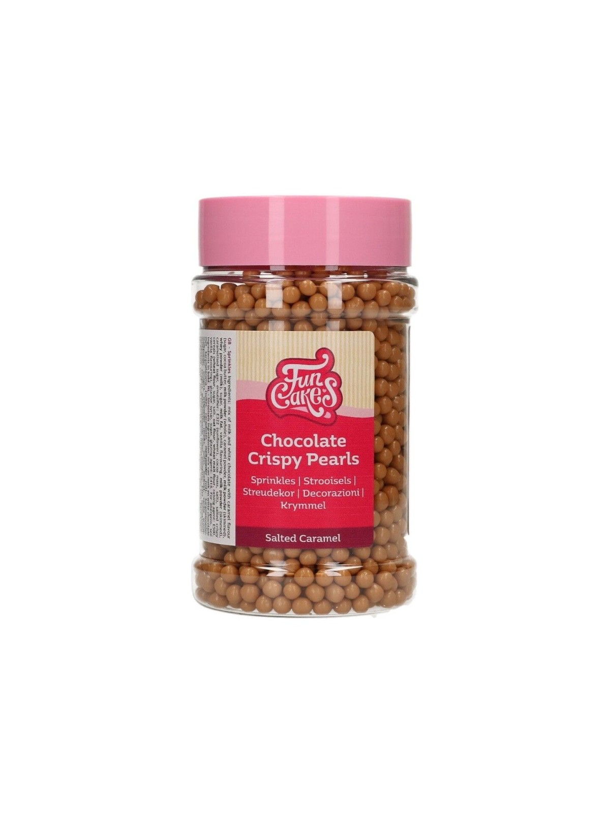 DISCOUNT: FunCakes Crispy Chocolate Pearls mini - salted caramel - 155g