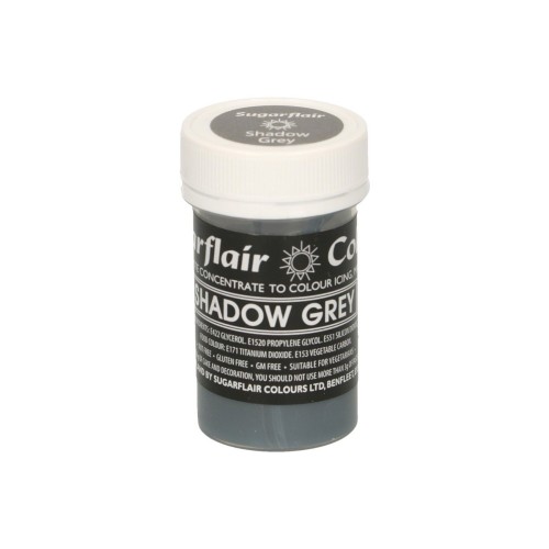 Sugarflair Gelfarbe shadow grey - 25g