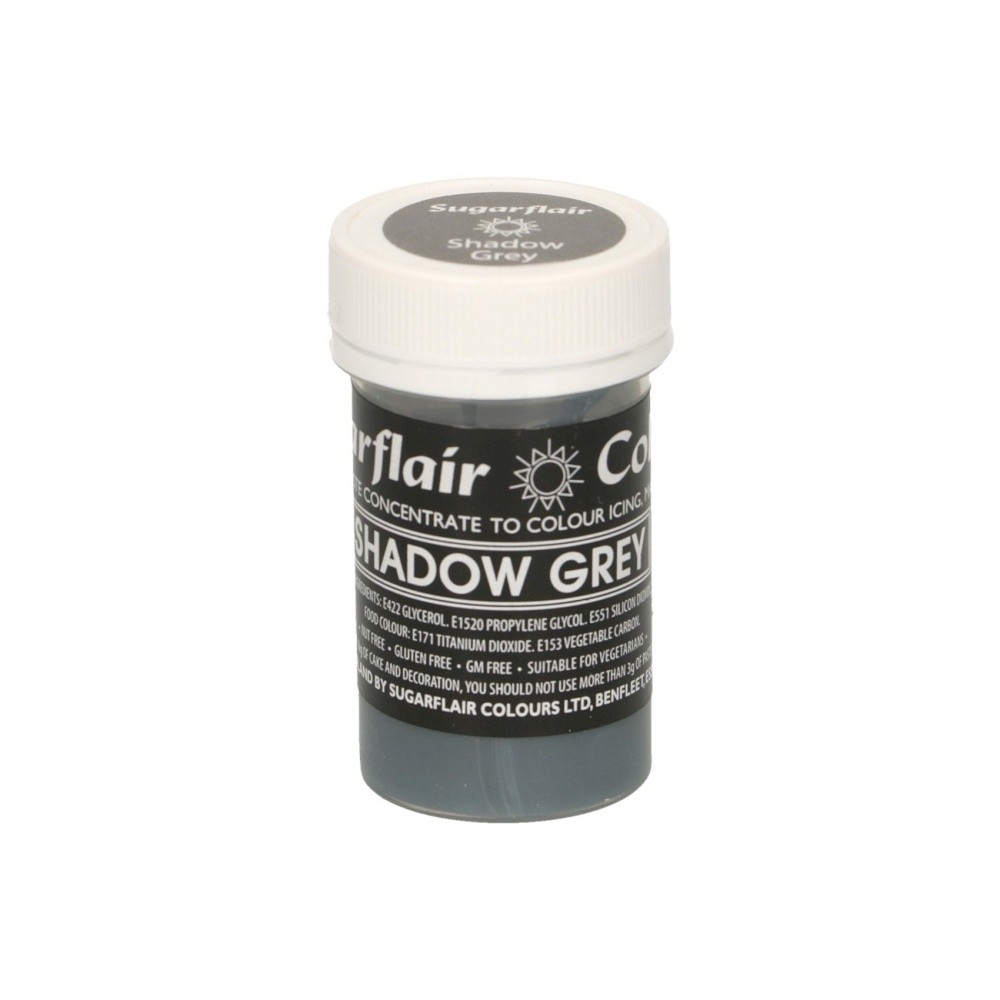 Sugarflair Pastel Gel Color - Shadow Grey - 25g