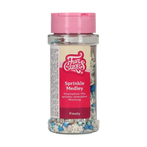 FunCakes sprinkle Medley - Frosty 65 g
