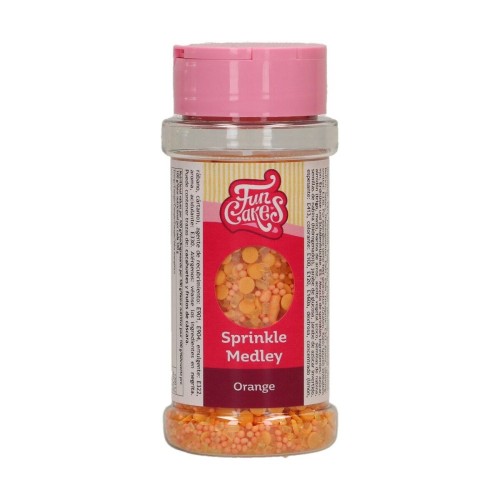 FunCakes sprinkle Medley - Orange 70g