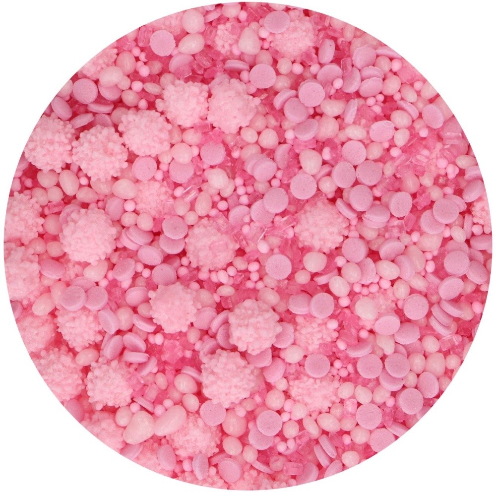 FunCakes Sugar Medley Sprinkles - Pink 70g