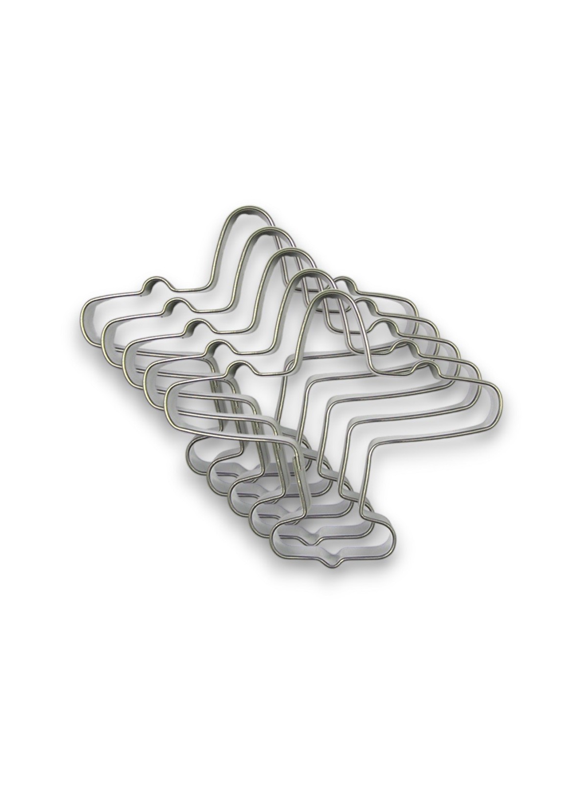 500 pieces - Stainless steel cookie cutter - Airplane