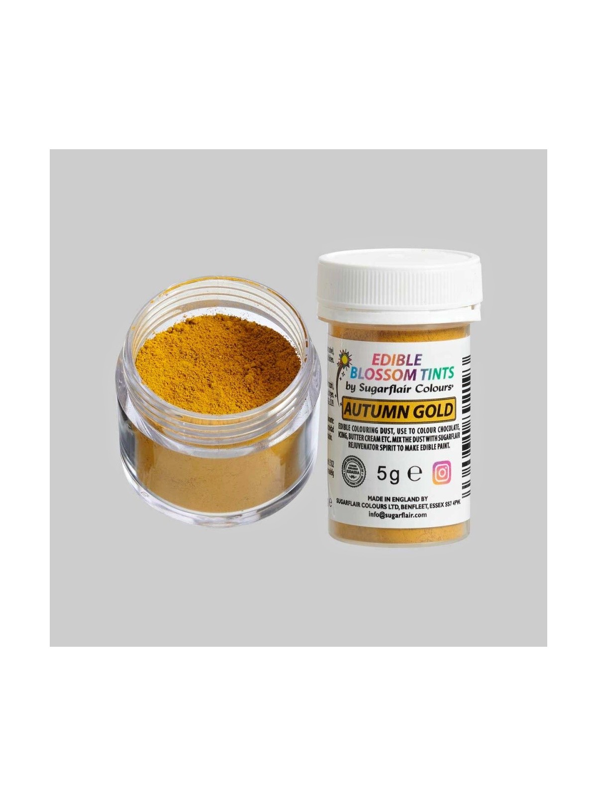 Sugarflair Blütenfarbe - Pulverfarbe - Herbstgold - 5g