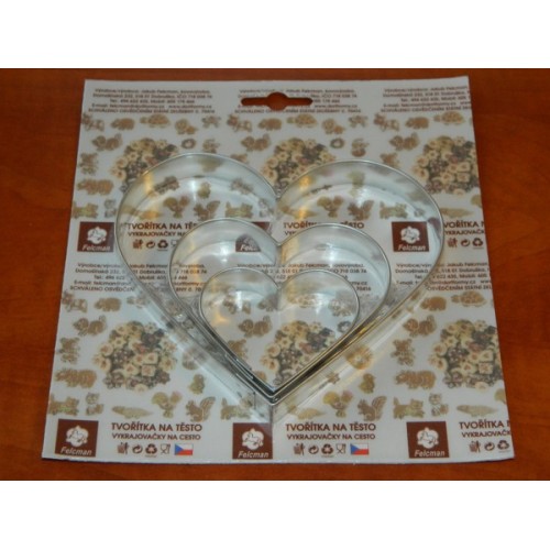 Cookie cutter - large hearts