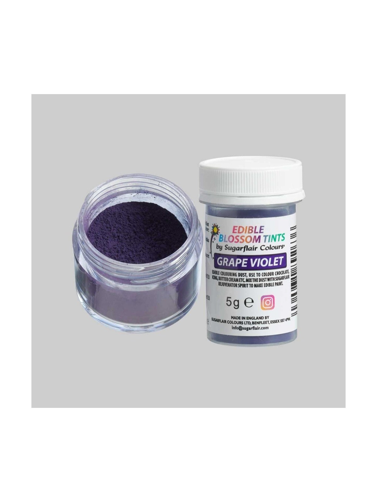 Sugarflair Blütentönung - Puderfarbe - Grape violet - 5g