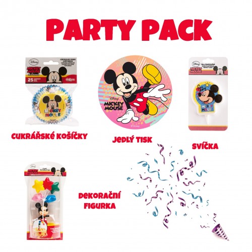 Dekora - PARTY PACK - Set - Mickey Mouse 28 Stücke