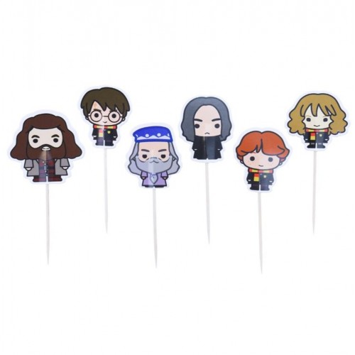 PME - paper decoration - pick - Harry Potter - 6 pcs