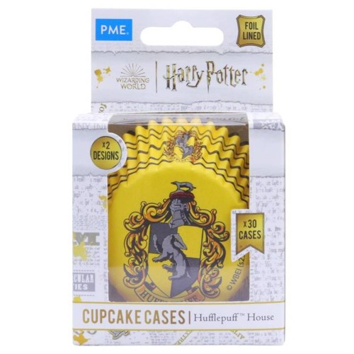 PME-Folie ausgekleidete Backförmchen - Harry Potter - Hufflepuff - 30 Stk