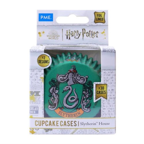 PME Cupcake Cases with Foil - Harry Potter - Slytherin - 30pcs